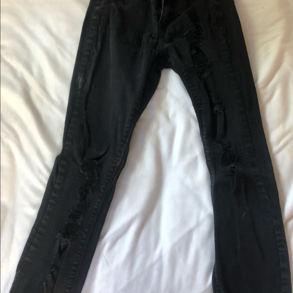 Black skinny jeans
